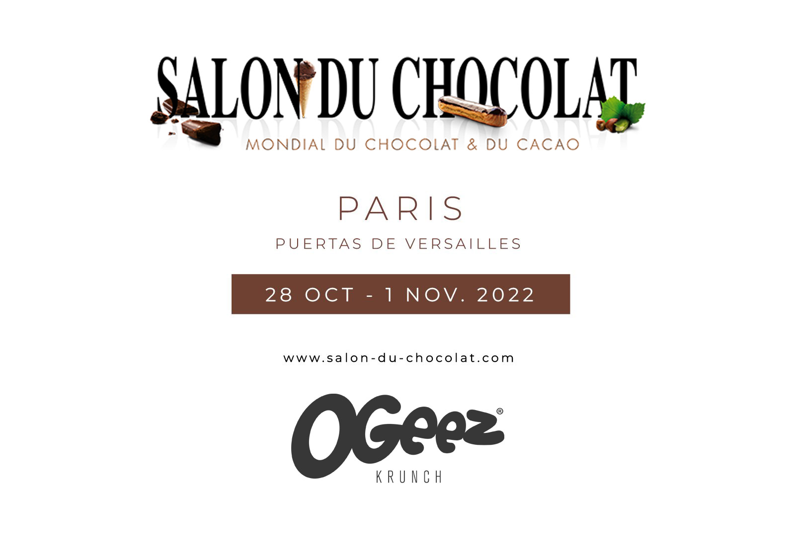 Ogeez al Salon du Chocolat de París