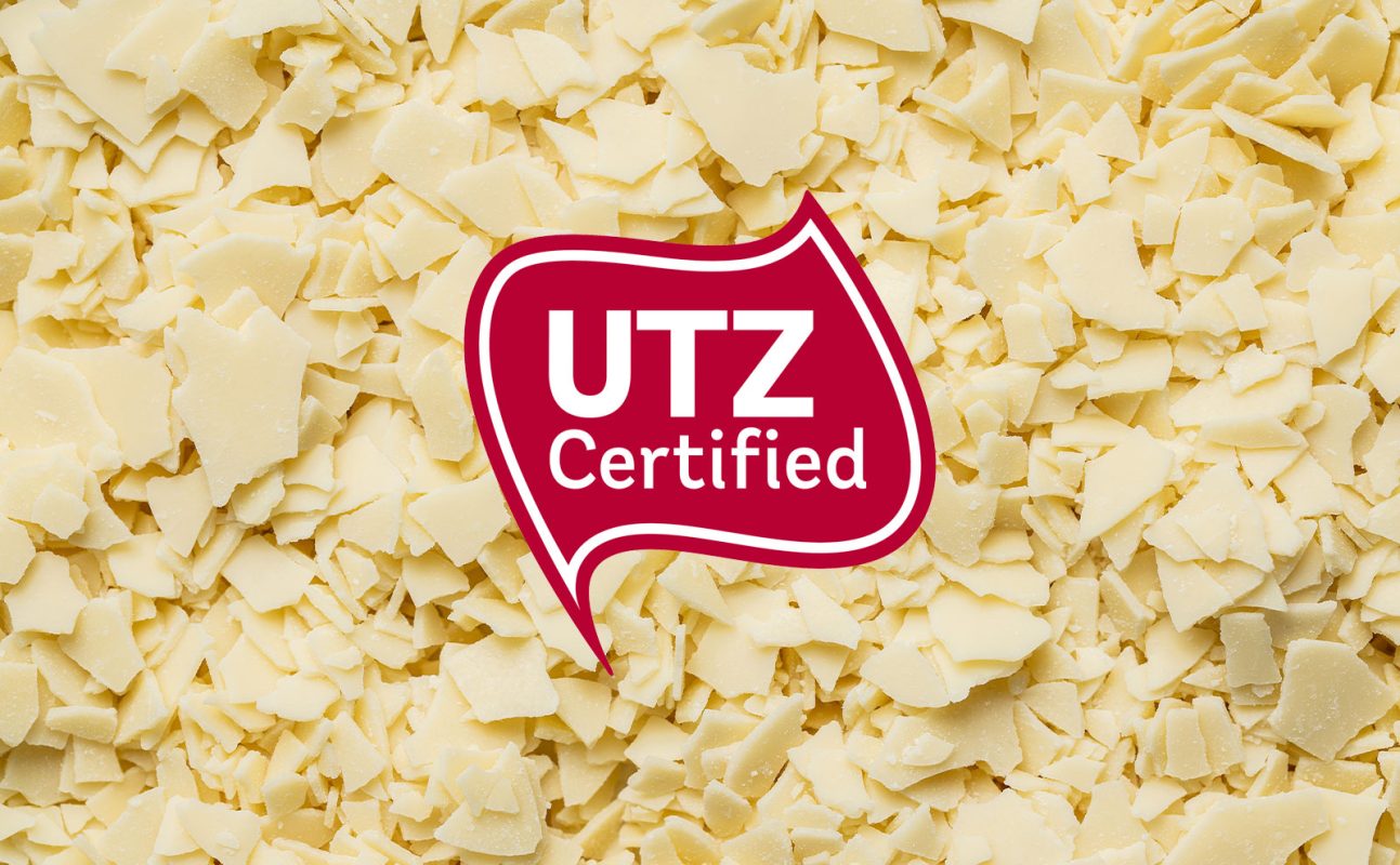 Chocolate blanco con certificado UTZ